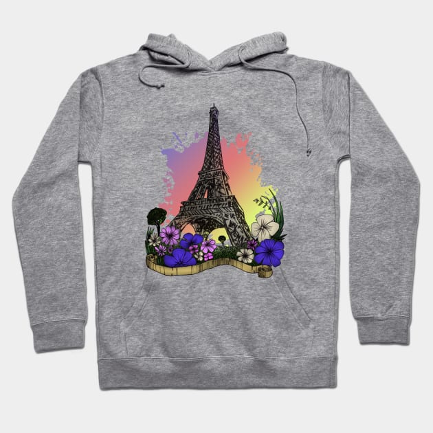 Eiffel Tower Hoodie by adamzworld